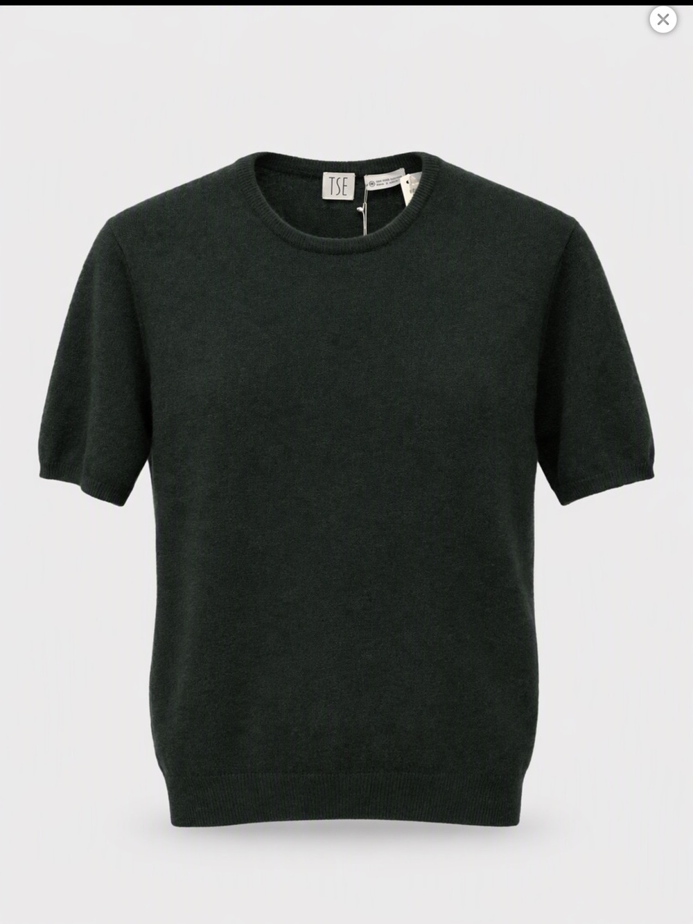 TSE Cashmere Short-Sleeve Sweater